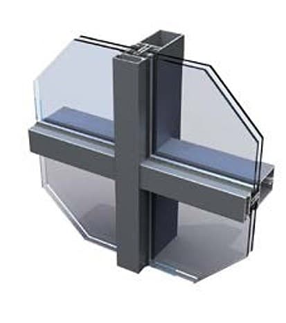 Hệ Vách Kính Mặt Dựng Curtain Wall EF50/EF60 — mã EF50_60
